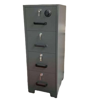 China High Security 4 Drawer Fire Resistant Filing Cabinet With Combination Lock For Office Documents OF-1500D for sale