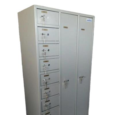 China Hotel Stainless Steel Safe Box Mechanical Locker For Bank And Hotel Lobby for sale