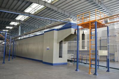 China Horizontal Powder Coating Production Line Equipment Automated Spraying for sale