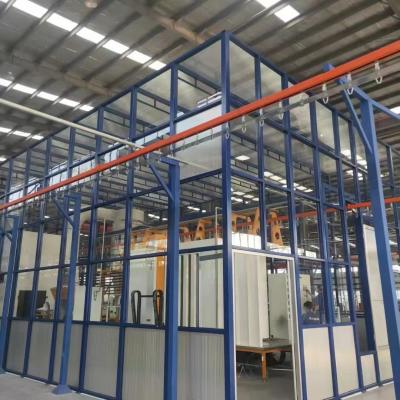 China Horizontale Pulver-Beschichtungs-Linie Maschine stabiles 380V - Spannung 415V zu verkaufen