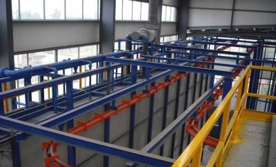 China Horizontal Automatic Powder Coating Line Equipment 380V Spraying for sale