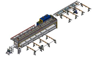 China High Speed Aluminum Profile Wrapping Machine Precision Automatic Bagging Machine for sale