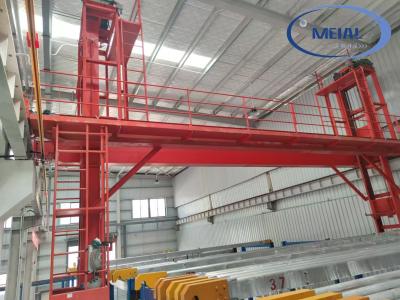 China Output 300 toneladas/mês Linha de produção de anodização Personalização Automática Tratamento vertical da superfície de alumínio à venda