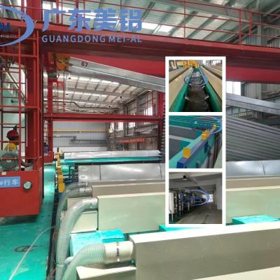 China Customization Semi-automatic Aluminum Suface Treatment Output 500Ton/Month Anodizing Production Line for sale