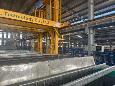 China Anodizing Production Line with 180 plusmn 20g/l Free Sulfuric Acid Neutralization for sale