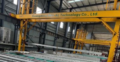 China 1000-5000 Pieces Per Day Automated Anodizing Line with Belt Conveyor and Automatic Chemical Dosing System Colour Silver for sale