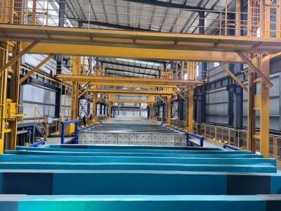 China 380V/50HZ Input Power Intensity Steel Anodizing Line Equipment With Stable Centre Of Gravity And 5-25μm Anodizing Film Thickness for sale