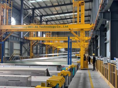 China 12000T/year Capacity Automatic Aluminum  Solar Profile Surface Treatment Anodizing Line for sale