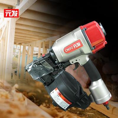 China Woodworking Pneumatic Yanfa CN90 Coil Nailer Frame Nail Gun Air Nailer Length 50~90mm for sale