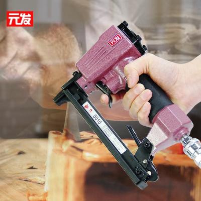 China Crown Mini Stapler 6-16mm Professional 21 Gauge 8016 Air Stapler Framing Pneumatic Gun for sale