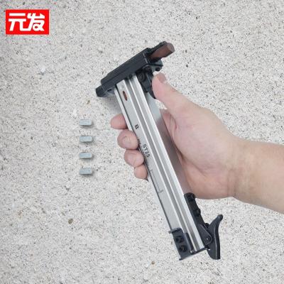 China Construction Framed ST18 Hand Nailer Manual Cable Tray 14 Gauge Concrete T Nail Gun Cement Nailer Brick Wall Nail Gun for sale