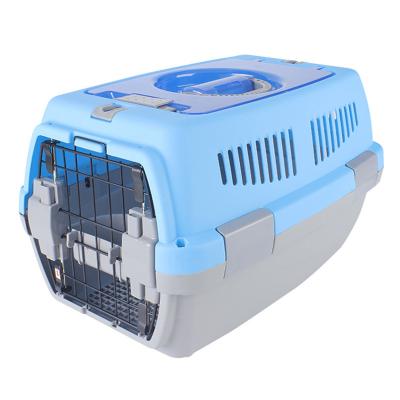 China Breathable Airline Approved Small Pet Kennel Crates Dog Carrier For Travel for sale