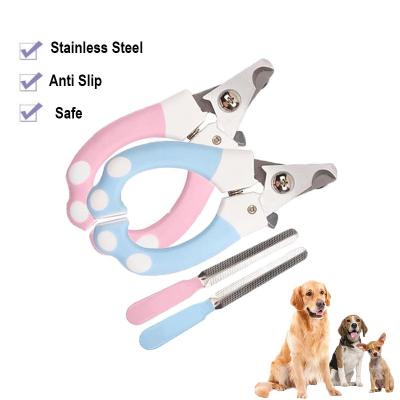 China Stocked Stainless Steel Pet Nail Grinder Pet Nail Clipper Pet Nail Trimmer for sale