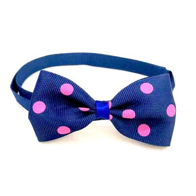 China Dot Pet Tie Dot Pet Bow Tie Dog Tie Dot Pattern Multicolor Cute Cute Dog Collar Viable for sale