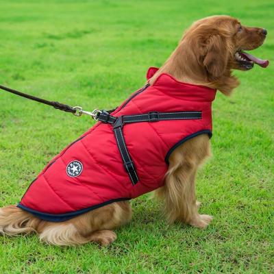 China Sustainable Wholesale Custom Luxury Winter Dog Clothes Pet Jackets Waterproof Small and Large Dog Coats for sale