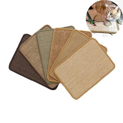 China Viable Sisal Cat Scratch Pad Sisal Cat Scratcher Mat Cat Scratching Pads Factory Supply for sale