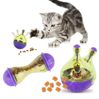 China Selling Tumbler Toy Dispenser Treat Food Interactive Hot Sustainable Pet Cat Toy For Cats for sale