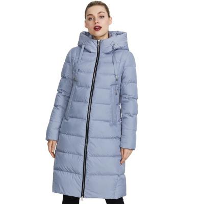 China MIEGOFCE Anti-Wrinkle OEM Women's Autumn Winter Windproof Long Fashion New Down Quilted Jacket Women's Casual Hooded Coat Long for sale