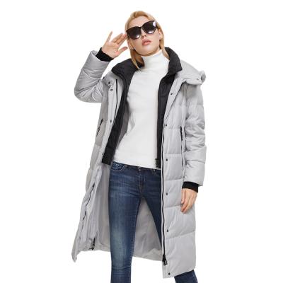 China 2021 MIEGOFCE Anti-wrinkle Winter Women's Coats Long Padded Cuffs Detachable Windproof Parka Vest Coat Linner Striper Hooded Jackets for sale