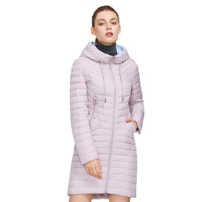 China MIEGOFCE 2020 New Collection Spring Autumn Women's Parka Women Windproof Warm Cotton Thin Jacket Breathable Designer With A Hood for sale