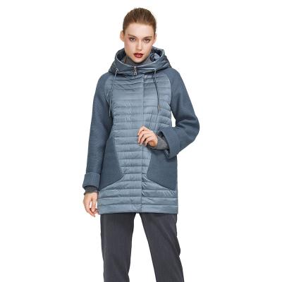 China MIEGOFCE Designer Spring Collection Women Waterproof Jacket With Zipper And Heavy Duty Collar Medium Knee Length With Hood Women Coat for sale