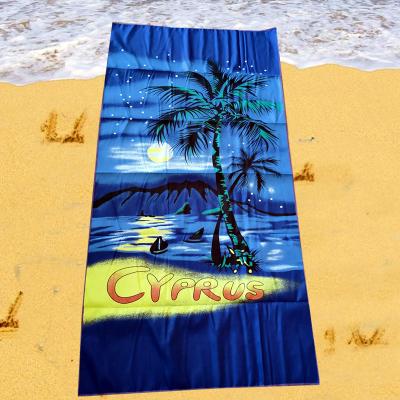 China New Arrival QUICK DRY Polyester Made Suede/Waffle Beach Towels Microfiber Suede Beach Towel For Sports for sale