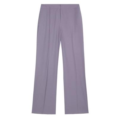 China Women Casual High Waisted Wide Leg Street Wear Anti-pilling Palazzo Wide Leg Pants for sale