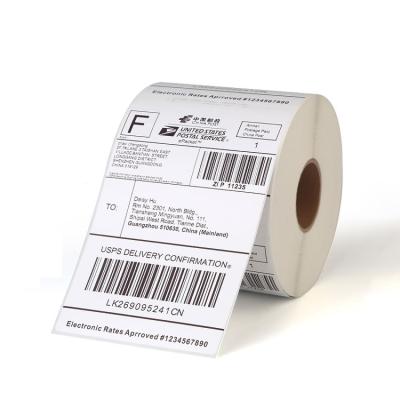 China Waterproof 2022 Custom Shipping Label Sticker Printer Thermal Shipping Label 4x6 Packaging Labels For Express for sale