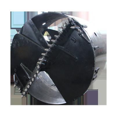 China Construction worksÂ   Good quality DRILL BUCKET WITH ROCK TEETH for rock drilling for sale