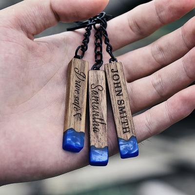 China Europe Factory Outlet Exquisite Wooden Easy To Carry Valentine's Day Birthday Gifts Key Chain for sale