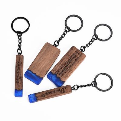 China Europe Wholesale Price Pet Collar Wood Carving Gift Wooden Key Chain Engraved Tags Dogs Accessories for sale