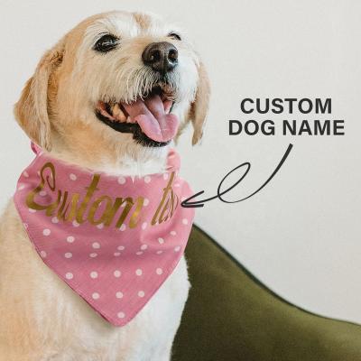 China High Quality Viable Sublimation Blanks Pet Washable Pet Bandanas Plaid Triangle Dog Scarf Adjustable Custom Bandana for sale