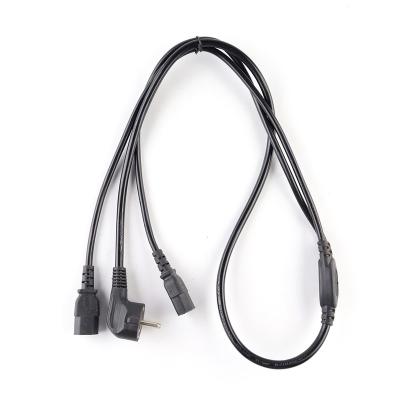 China Brand New Hot Selling High Quality Industrial Power Cable EU One Two Standard Power Cord for sale