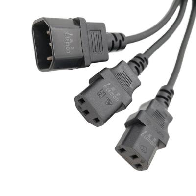 China Consumer Electronics C19 to C13 Mains Cords Custom CPU PDU Extension Cable Computer Cable Power Cord Length for sale