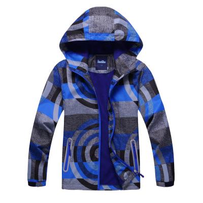 China Boys Winter Outdoor Breathable Padded Waterproof Windproof Anorak With Hood Kid Jacket for sale