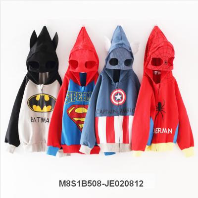 China New Fashion Design Breathable Fashion Design Kids Boys Cartoon Cosplay Costume Autumn Hoodie Baby Kids Sweatshirts for sale