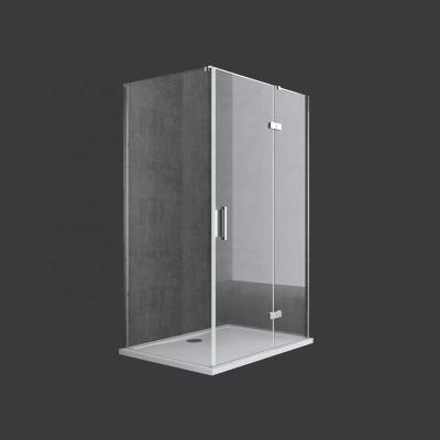 China With Aluminum Frame Pivot Door Rectangle Shape Shower Enclosure for sale