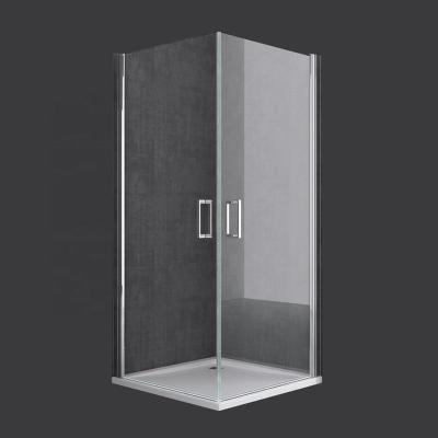 China 2019 Frameless Normal Design Factory Price Modern 2 Pivot Door Side Shower Enclosure,High Quality Complete Shower Room for sale