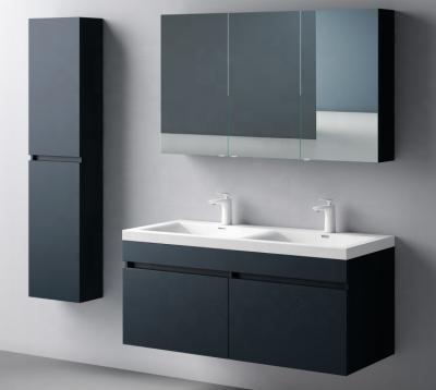 China Environmental Friendly Australia Style Double Sink And Mirror Bathroom Vanity Made In Hangzhou for sale