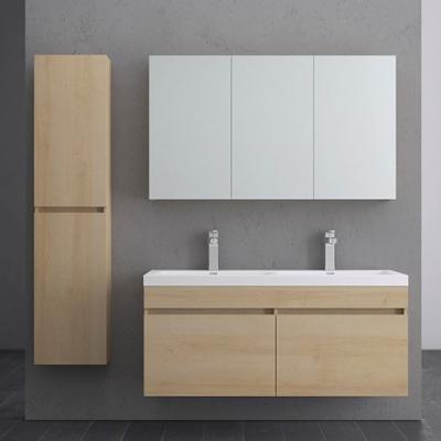 China Environmental Friendly High Quality Wall Mounted Modern Small Vanity Bathroom Storage Cubicle for sale