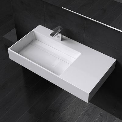 China Shampoo Sinks Bathroom Luxury Slim Ceramic White Stone Dining Room for sale