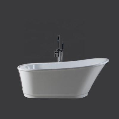 China Modern Teens Oval Free Soaking Acrylic Bathtub Eco - Friendly Material for sale