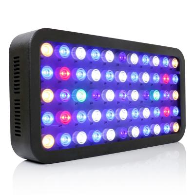 China Dimmable 165w LED White Aquarium Light Channel BT App Wireless LED Reef Tank Lights For Aquarium Marine Plants for sale