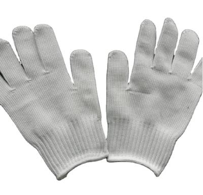 China Sheet Metal Processing Tools For Metal Fabricating Top Quality Cut-Resistant Cut Resistant Safety Gloves , White Cotton Knitted Working Safety Gloves for sale