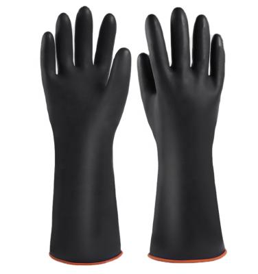 China Black Acid and Alkali Resistant and Alkali Resistant Gloves, rubberacid and alkali resistant gloves for sale