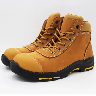 China Australia Style Steel Nubuck Leather Toe Boot For Men Work Steel Toe Safety Shoes for sale