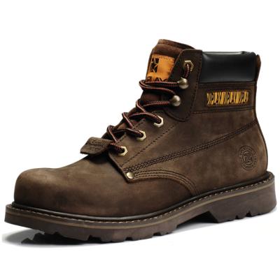 China Men's Anti-skid Industrial Toe Steel Work Boots, High Top Work Shoes, Safety Shoes for sale