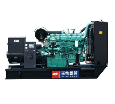 China Durable diesel generator set best selling pure copper brushless silent type engine YCG-450S using popular product water cooled diesel engine set for sale