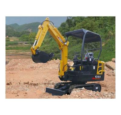 China Factory Directly Wholesale Popular Product Micro Excavator Mini Excavator Farms YC16-9 For Sale for sale