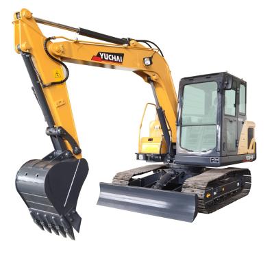 China YC80-9 New Farms Excavator Custom High Quality Popular Product Crawler Excavators 8.5 Ton for sale